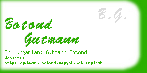 botond gutmann business card